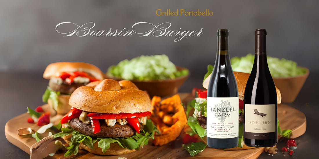 Grilled Portobello and Boursin Burger