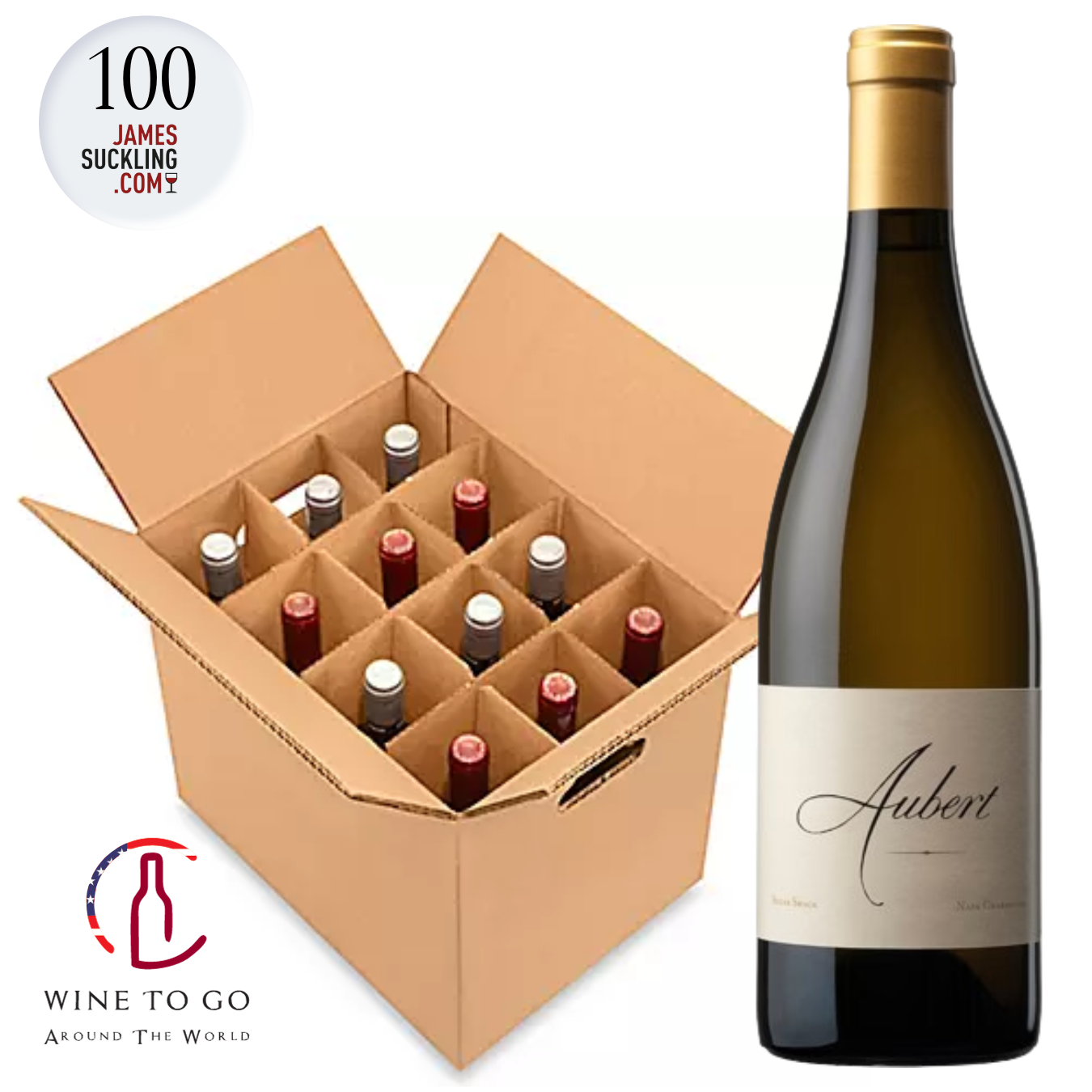 2019 Aubert Chardonnay Napa Valley Sugar Shack Estate Vineyard - WINETOGOUSA