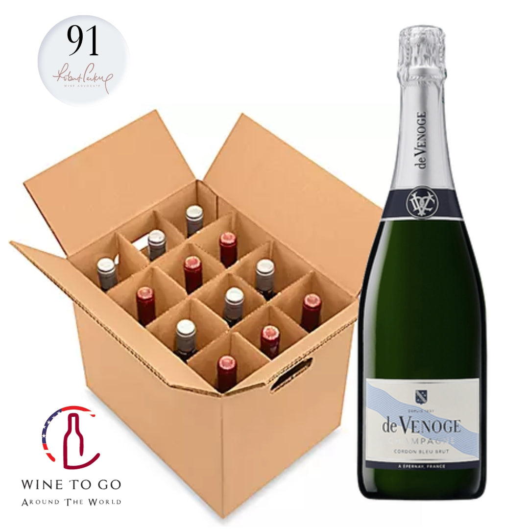 NV De Venoge Cordon Bleu Brut Champagne - WINETOGOUSA