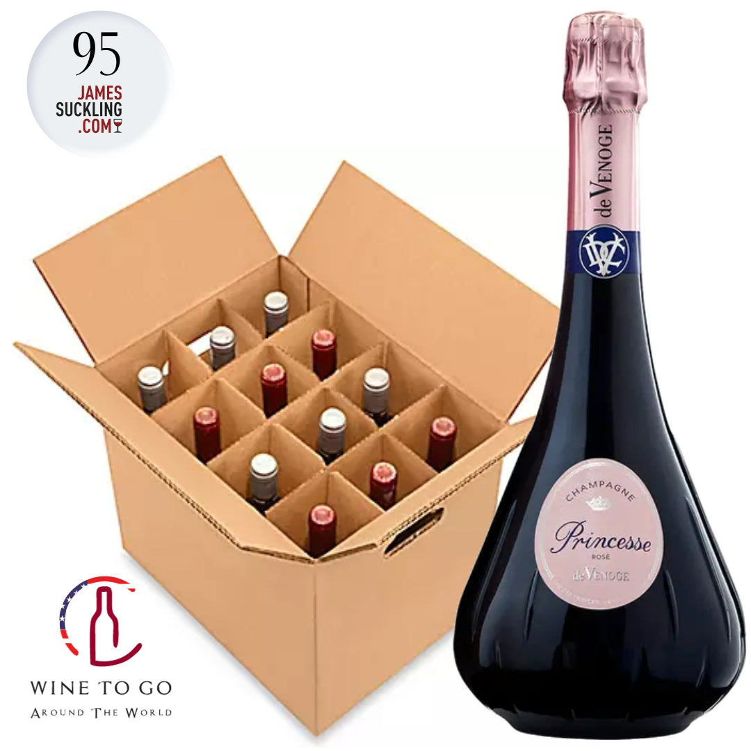 NV De Venoge Princes Rose - WINETOGOUSA