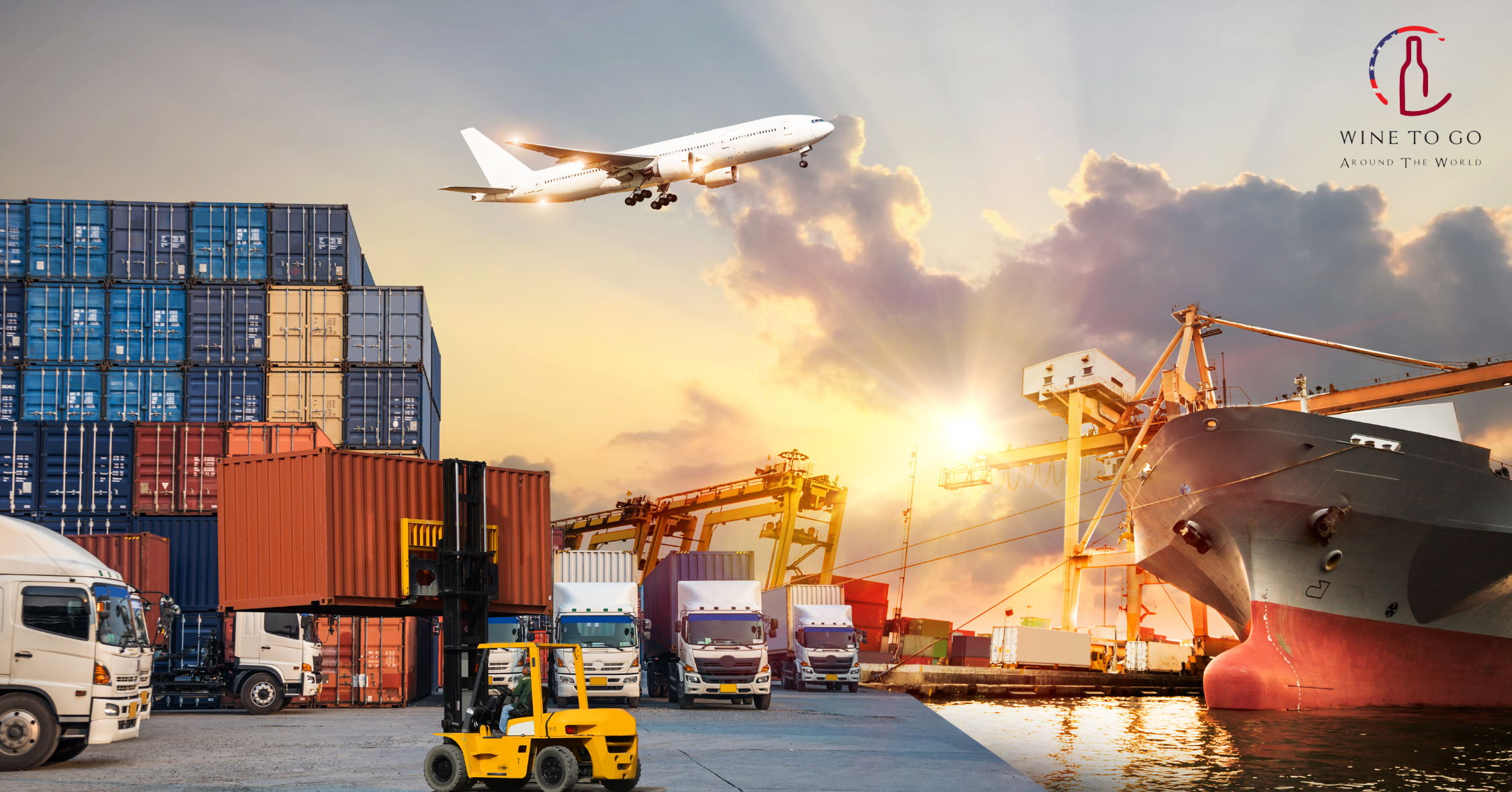 logistic image import export wine