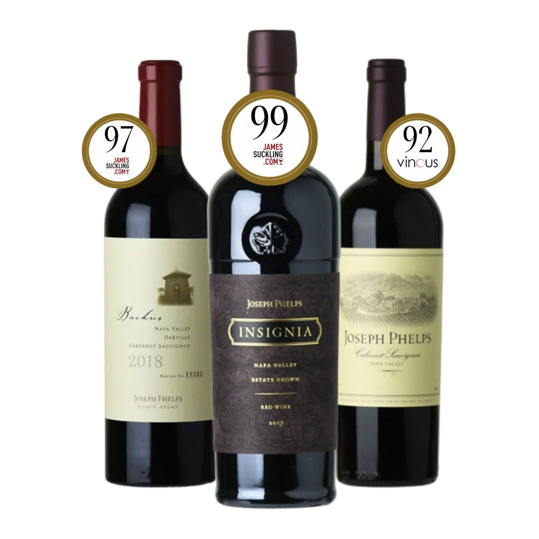 Trio Joseph Phelps Cabernet Sauvignon Family 1 - WINETOGOUSA