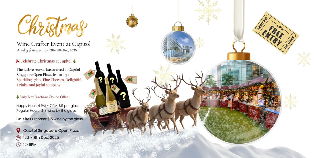 Christmas Crafters Market at Capitol Singapore | Wine Tasting