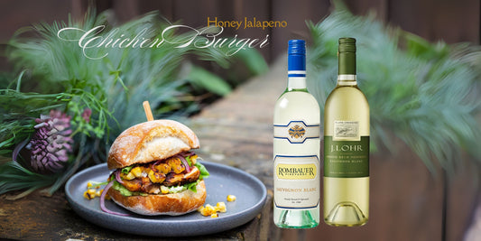 Honey Jalapeño Chicken Burger with Avocado Crema