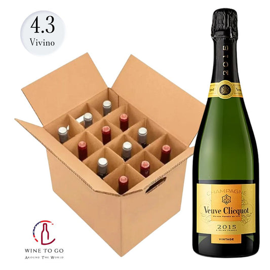 2015 VEUVE CLICQUOT BRUT CHAMPAGNE - WINETOGOUSA