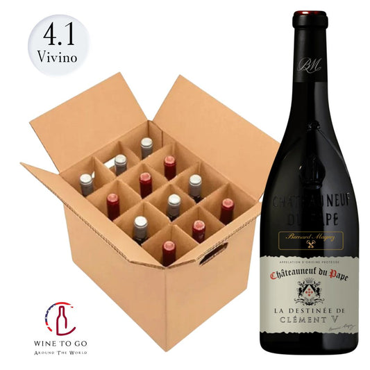 2017 Bernard Magrez La Destinée de Clément V Châteauneuf-du-Pape Rouge - WINETOGOUSA 
