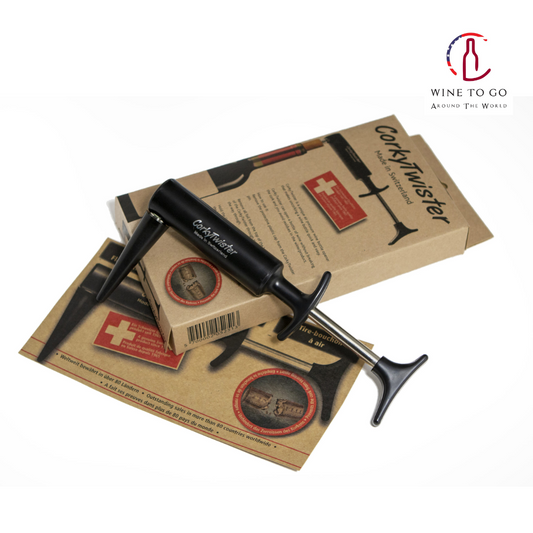 Set 2 - CorkyTwister Air Pressure Cork Extractor - WINETOGOUSA 