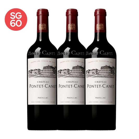 Trio Vertical Chateau Pontet Canet - WINETOGOUSA 