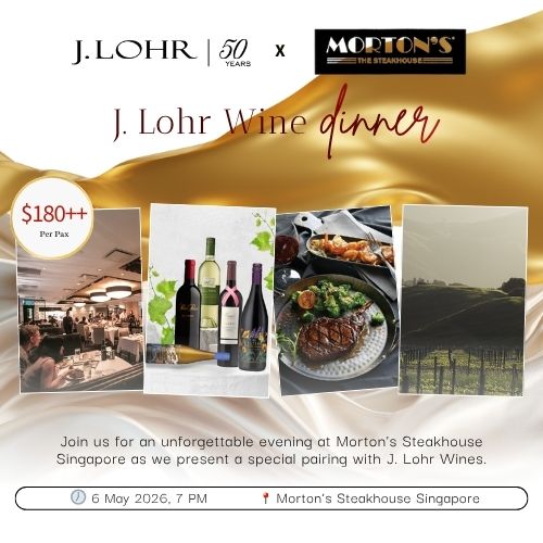 Wine Dinner J.LOHR x Morton's Steakhouse - WINETOGOUSA 