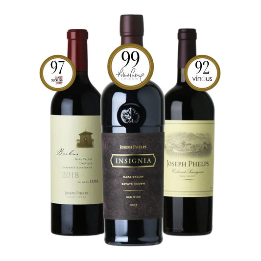 Trio Joseph Phelps Cabernet Sauvignon Family 2 - WINETOGOUSA 