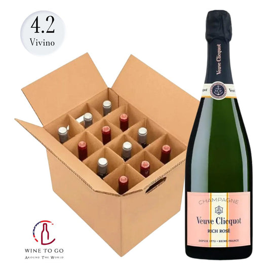 NV VEUVE CLICQUOT RICH ROSE - WINETOGOUSA